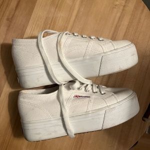 Superga Womens White Sneaker size 36